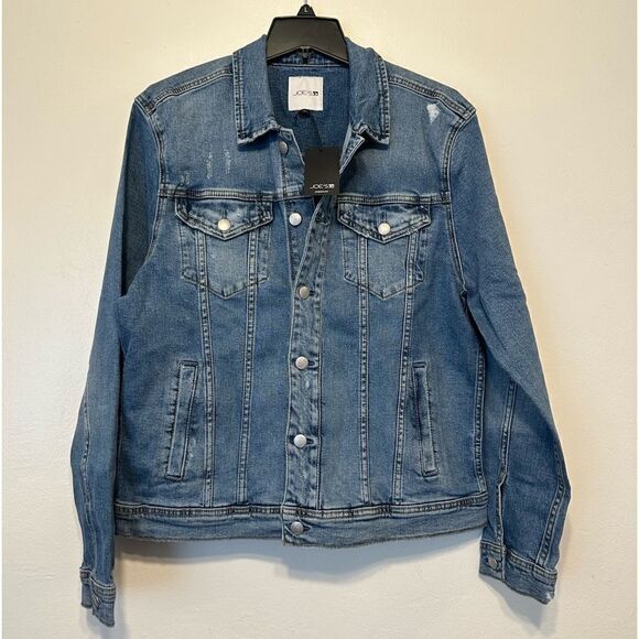 Joe’s Men’s Denim classic Jeans denim jacket size L, NWT - Picture 6 of 9